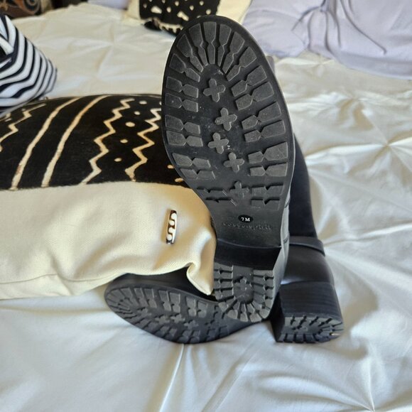 Easy Spirit Black Chaza Tall Leather Boot 7 NWOT - Picture 5 of 6